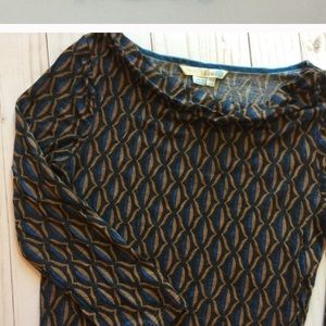 Boden wool blend cowl neck top